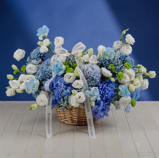 Palm Blue Basket